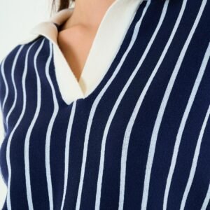 Blue & White Top
