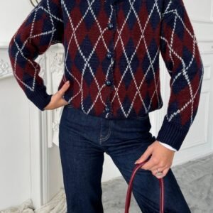 Blue & Red Knitwear