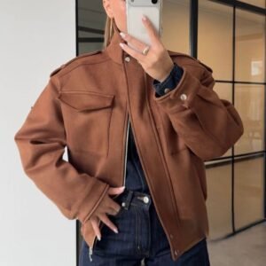 Havane Suede Jacket