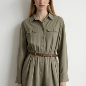 Linen Short Romper