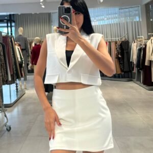 Classic White Skort