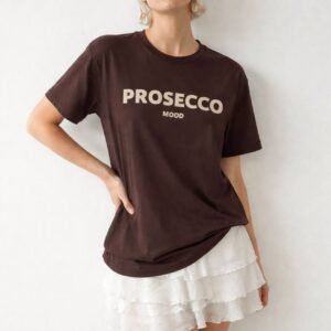 Brown Printed T-Shirt